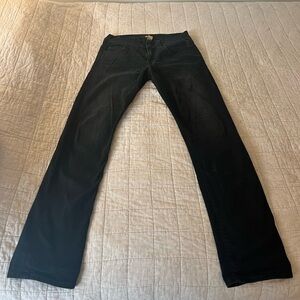 True Religion Geno Relaxed Slim Washed Black Jeans